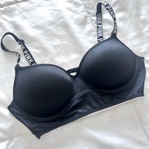 Pink Victoria’s Secret Cage Back Push Up Bra